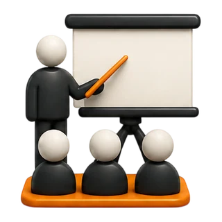 Workplace behaviour training use case icon