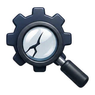 Machinery inspection use case icon
